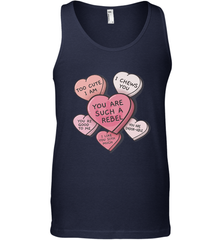 Star Wars Valentines Candy Heart Quotes Men's Tank Top Men's Tank Top - trendytshirts1