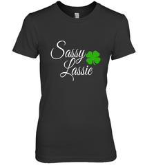 Sassy Lassie St Patty day Women's Premium T-Shirt Women's Premium T-Shirt - trendytshirts1