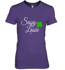 Sassy Lassie St Patty day Women's Premium T-Shirt Women's Premium T-Shirt - trendytshirts1