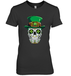 Sugar Skull Leprechaun T Shirt St Patricks Day Women Men Women's Premium T-Shirt