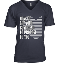 How to get your boyfriend propose to you Valentine Men's V-Neck