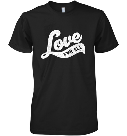 Cute Love Valentines Day Retro Vintage Top Men's Premium T-Shirt