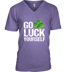 Go Luck Yourself TShirt St. Patrick's Day Men's V-Neck Men's V-Neck - trendytshirts1