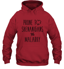 St. Patrick's Day Prone To Shenanigans Hooded Sweatshirt Hooded Sweatshirt - trendytshirts1