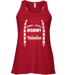 Funny Valentine's Day Bow Tie Present For Your Boys, Son Women's Racerback Tank