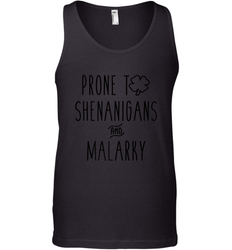 St. Patrick's Day Prone To Shenanigans Men's Tank Top
