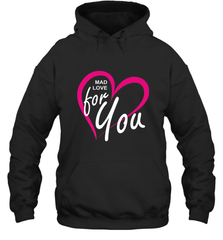 Pink Heart Valentine's Day Gifts Boyfriend Girlfriend Love Hooded Sweatshirt Hooded Sweatshirt - trendytshirts1