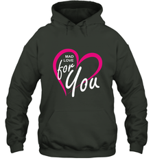 Pink Heart Valentine's Day Gifts Boyfriend Girlfriend Love Hooded Sweatshirt Hooded Sweatshirt - trendytshirts1