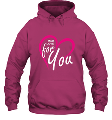 Pink Heart Valentine's Day Gifts Boyfriend Girlfriend Love Hooded Sweatshirt Hooded Sweatshirt - trendytshirts1