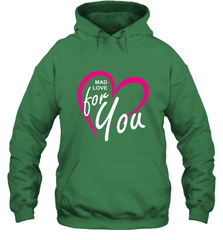 Pink Heart Valentine's Day Gifts Boyfriend Girlfriend Love Hooded Sweatshirt Hooded Sweatshirt - trendytshirts1