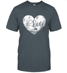 Love Valentines Day Heart Vintage Gift For Men Women Men's T-Shirt Men's T-Shirt - trendytshirts1